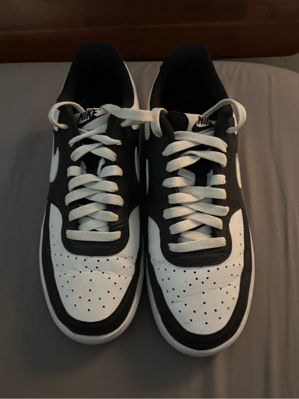 Nike Black and White Low-Top Sneakers